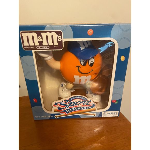 M&M'S Other New Mms Sports Candy Dispenser Orange Baseball 9 2